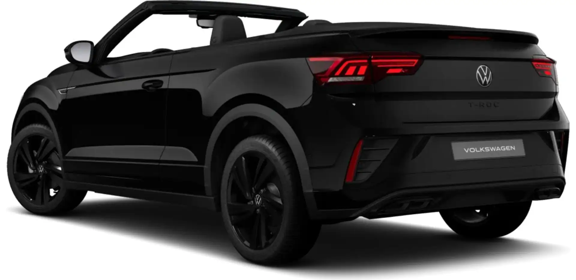 Volkswagen T-Roc Cabriolet R-Line 1.5 l TSI (150 PS) 7-Gang DSG ⚡️V Schwarz - 2