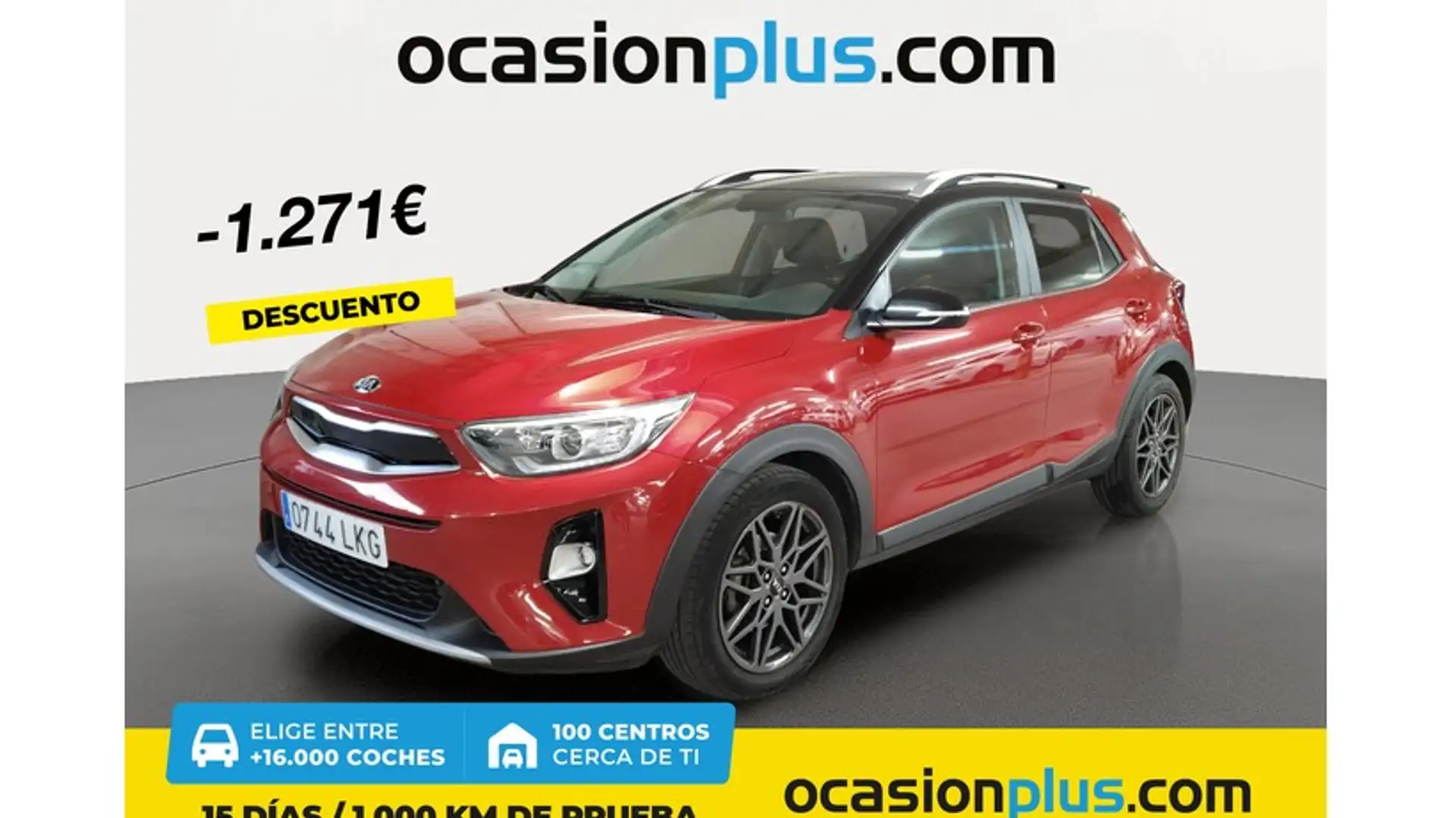 Kia Stonic 1.0 T-GDi Eco-Dynamic Black Edition 100 Rojo - 1