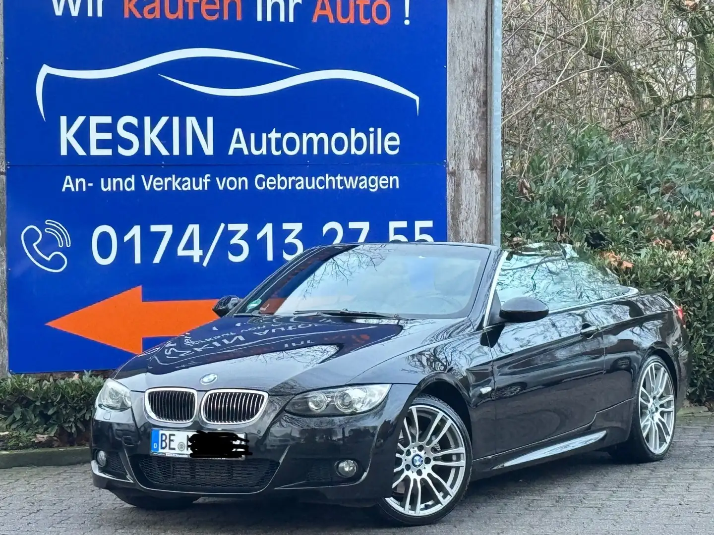 BMW 325 3 Cabrio 325d*AUTOMATIK*LEDER*NAVI*XENON*M-OPTIK Schwarz - 1