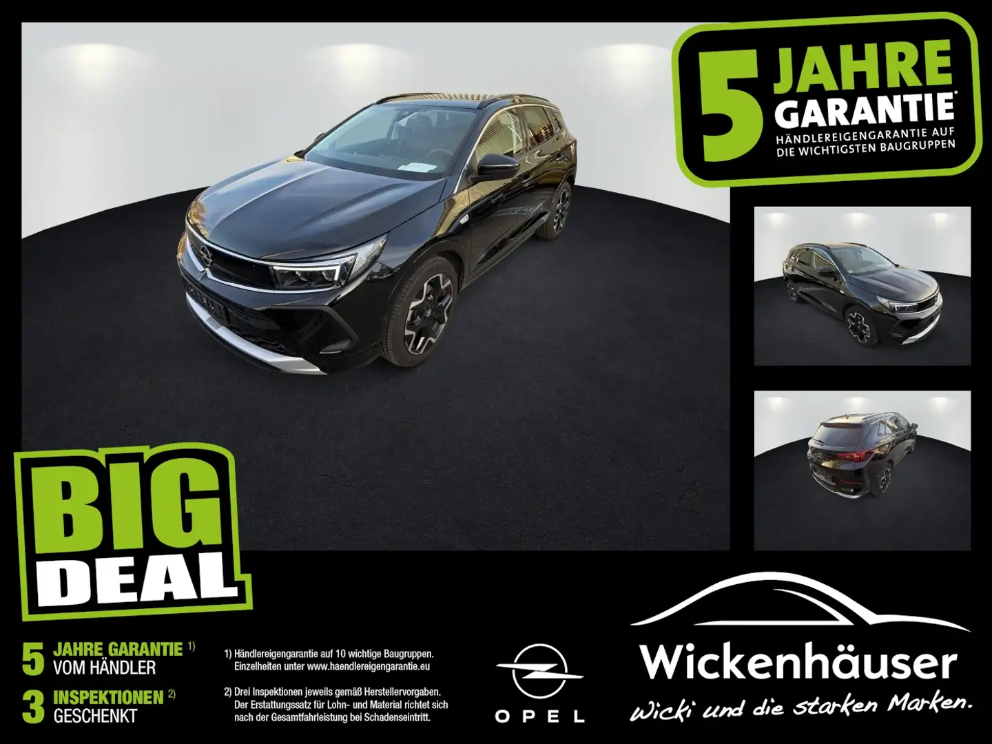 Opel Grandland PHEV Ultimate NightVision+Sitzklima Schwarz - 1