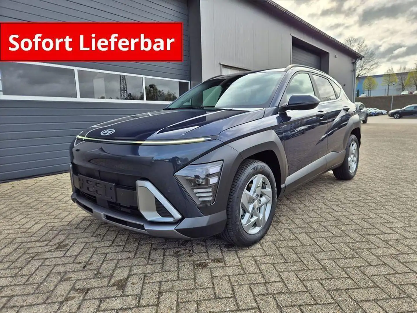 Hyundai KONA Trend 1.6 T-GDI 150PS Automatik Voll-LED-Schein... Blau - 1