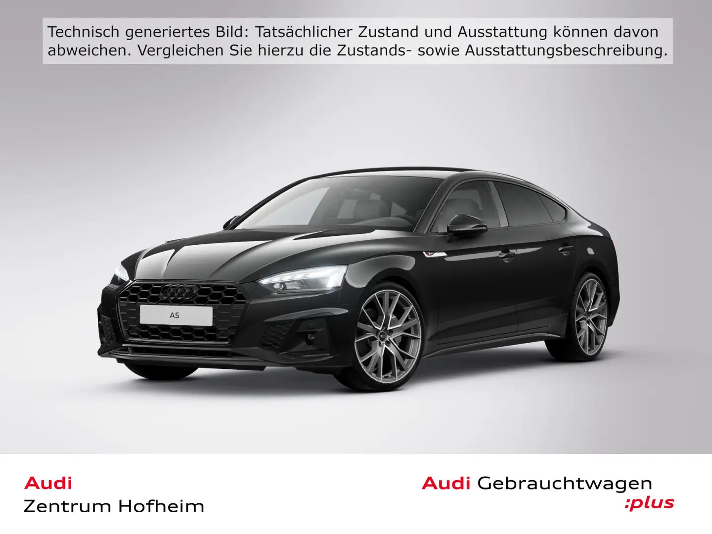 Audi A5 40 TDI S line S tro*Matrix*Virtual* Schwarz - 1