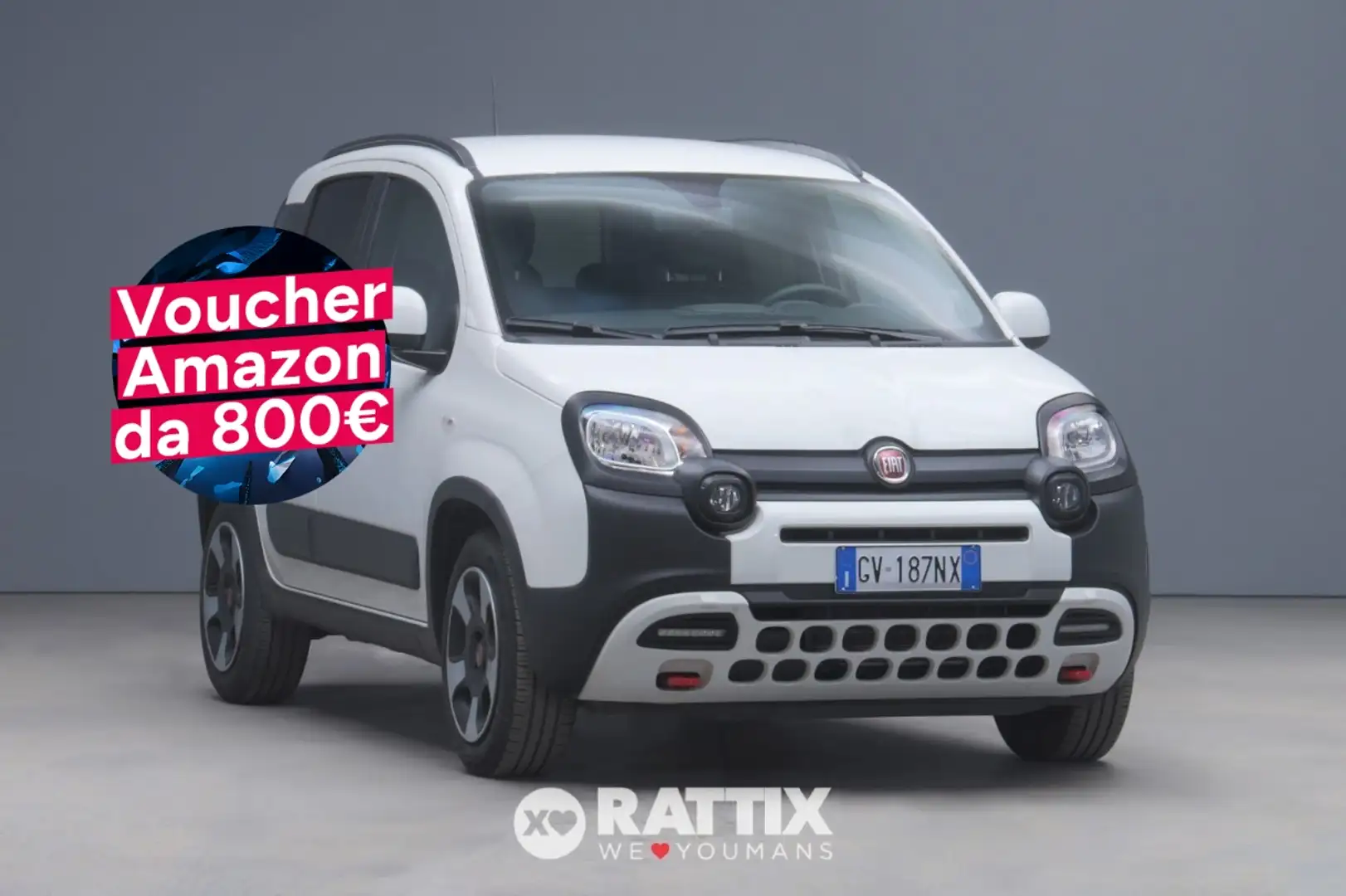 Fiat Panda 1.0 Firefly Hybrid 70CV Cross 5p.ti Blanc - 1