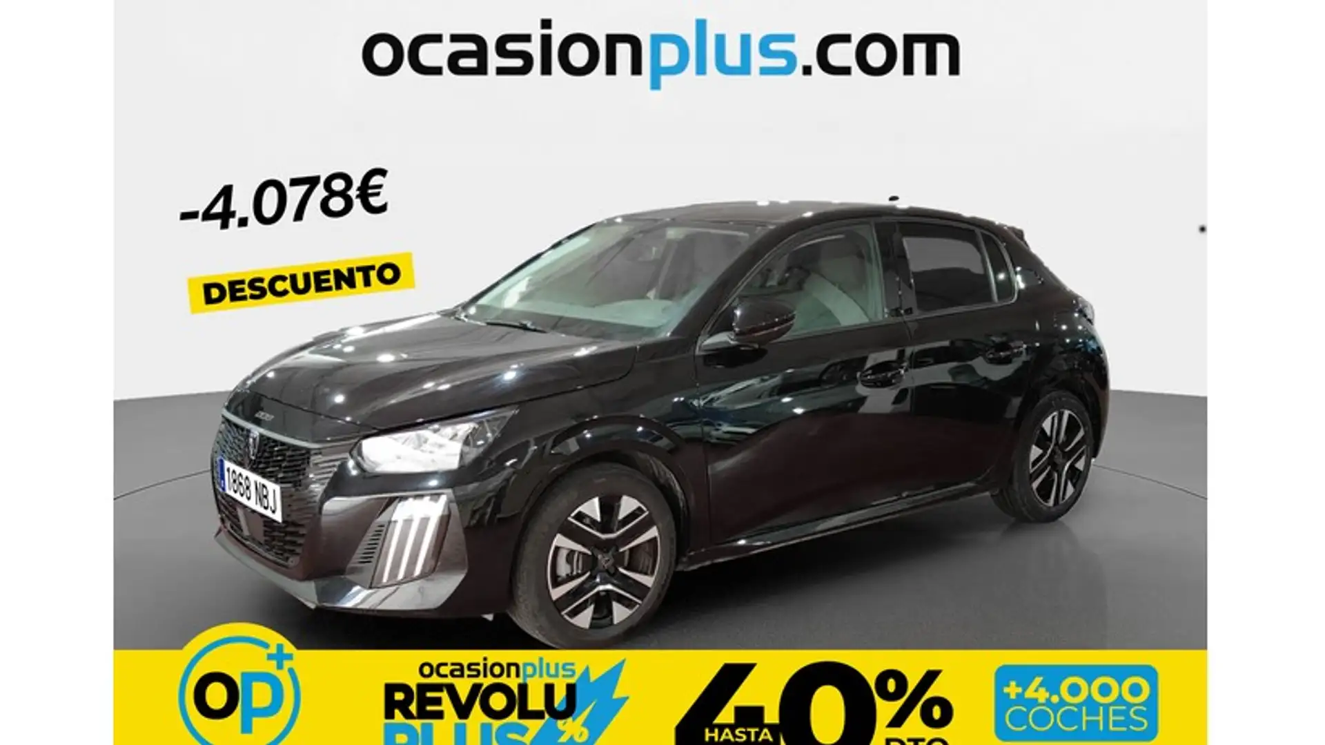 Peugeot 208 1.2 Puretech S&S Allure 100 Schwarz - 1