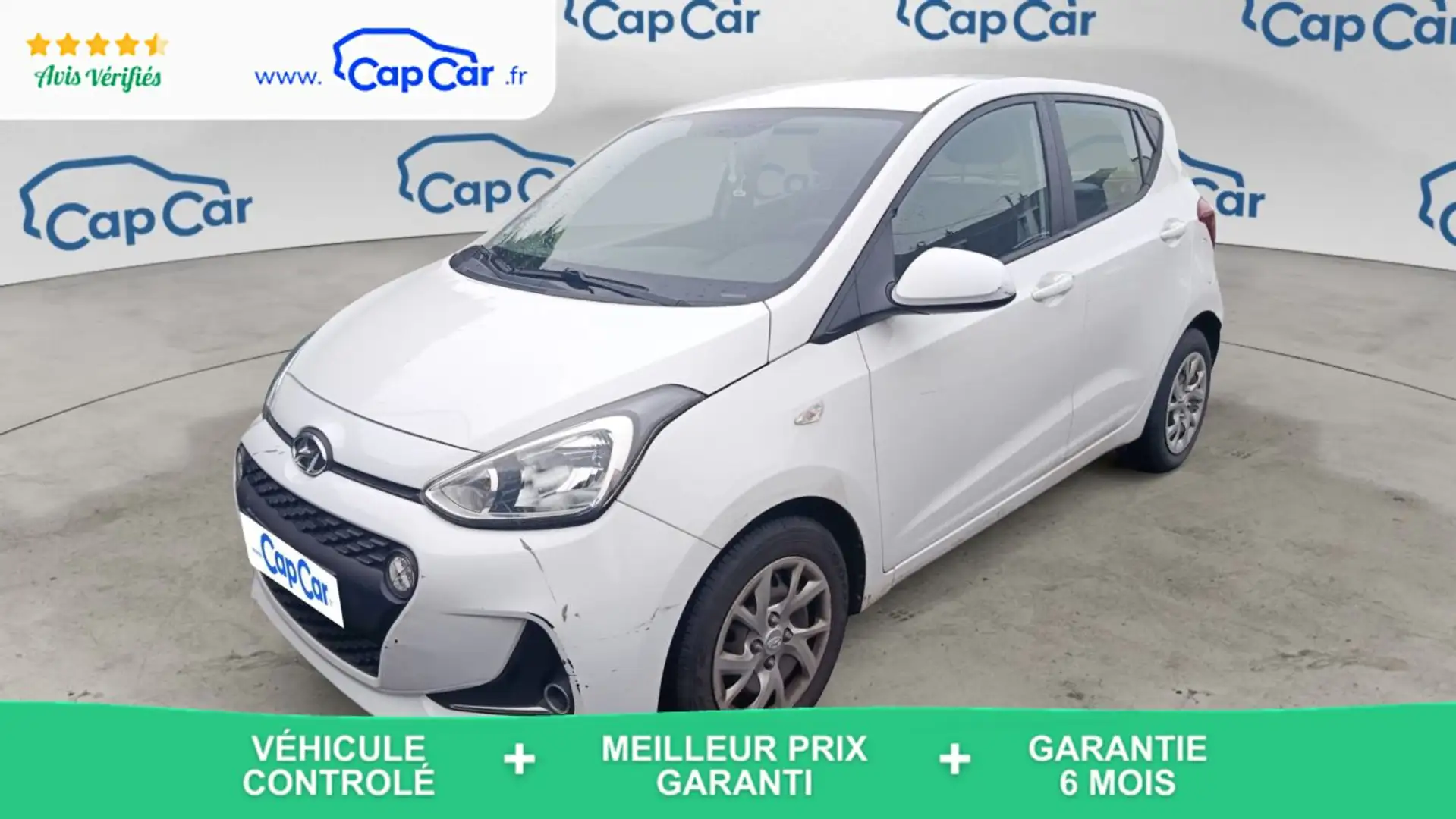 Hyundai i10 1.0 66 Intuitive Blanc - 1