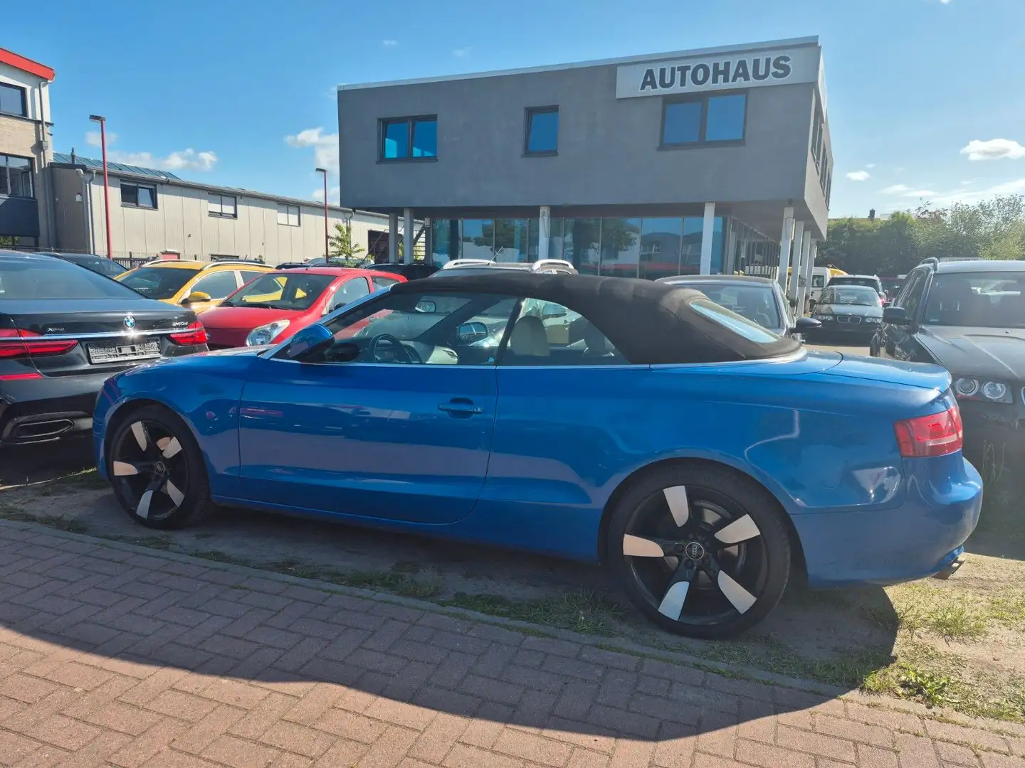 Audi A5 Cabriolet 2.0 TDI Leder Bi-Xenon Blau - 1