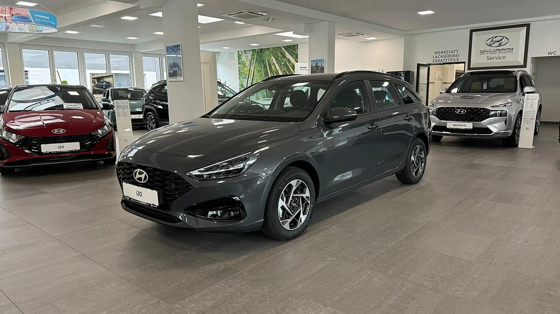 Hyundai i30 Kombi 1,5 DPI Go! *LED*Navi*Klima* Grau - 2