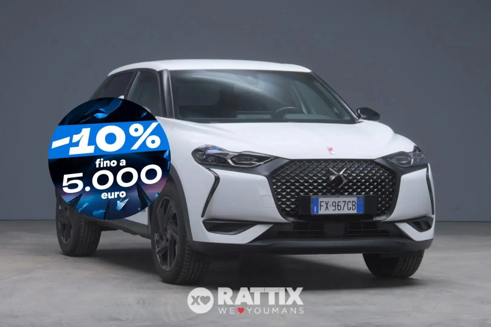 DS Automobiles DS 3 Crossback 1.2 PureTech 155CV PerformanceLine AT8 Blanc - 1