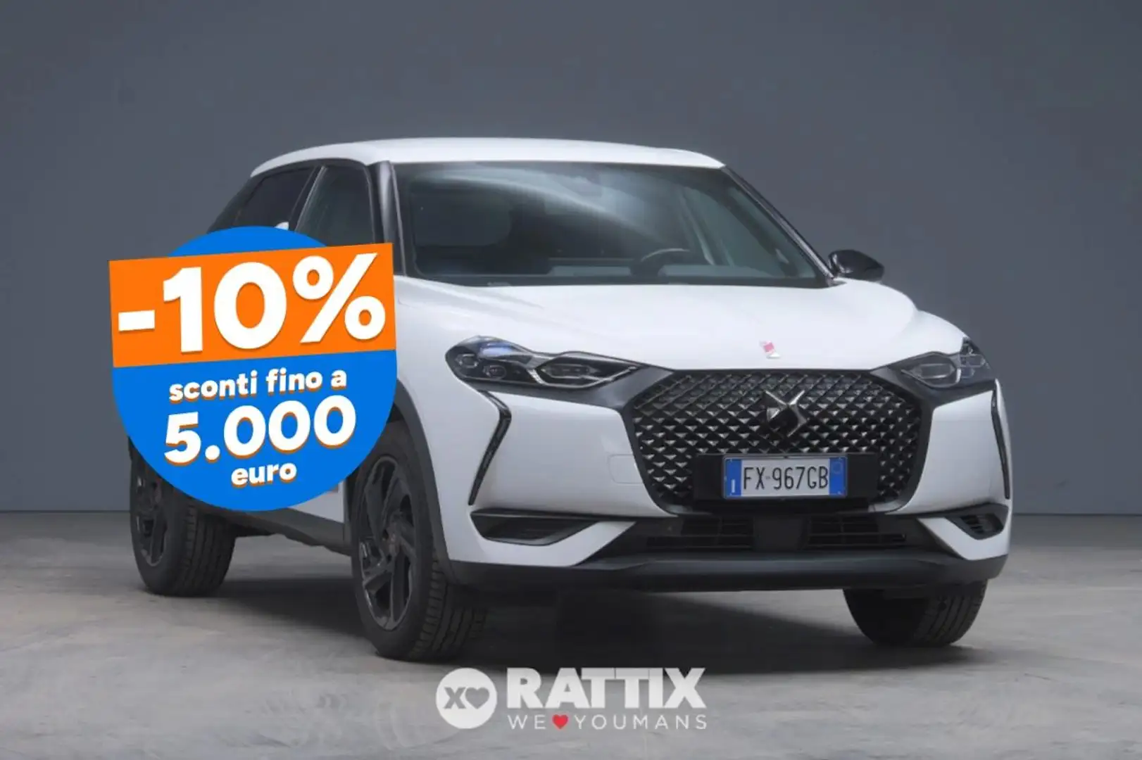 DS Automobiles DS 3 Crossback 1.2 PureTech 155CV PerformanceLine AT8 Bianco - 1