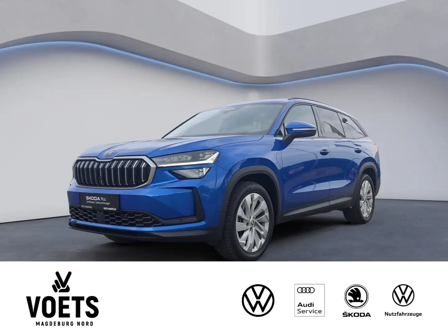 Skoda Kodiaq 2.0TDI SELECTION 4x4 DSG AHK+LED+Navi+PDC Blau - 1