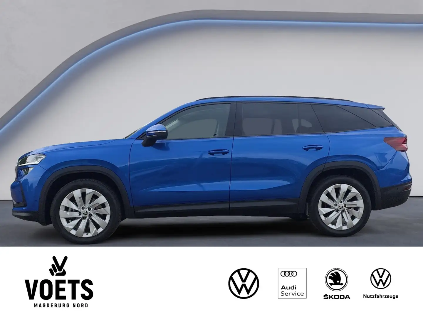 Skoda Kodiaq 2.0TDI SELECTION 4x4 DSG AHK+LED+Navi+PDC Blau - 2