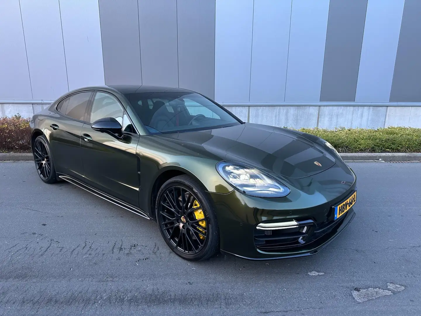 Porsche Panamera 2.9 4 E-Hybrid Origineel Zwart olijfgroene wrap / Noir - 1