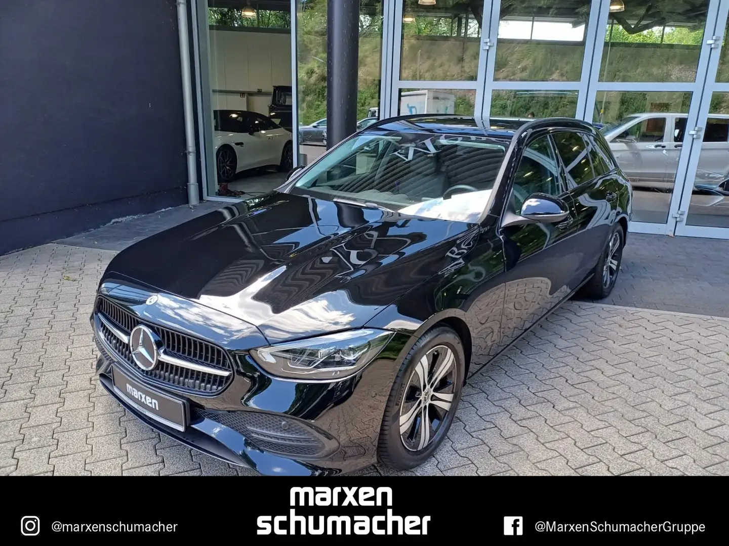 Mercedes-Benz C 180 C 180 T AVANTGARDE Night+AHK+Kamera+LED+CarPlay Schwarz - 1