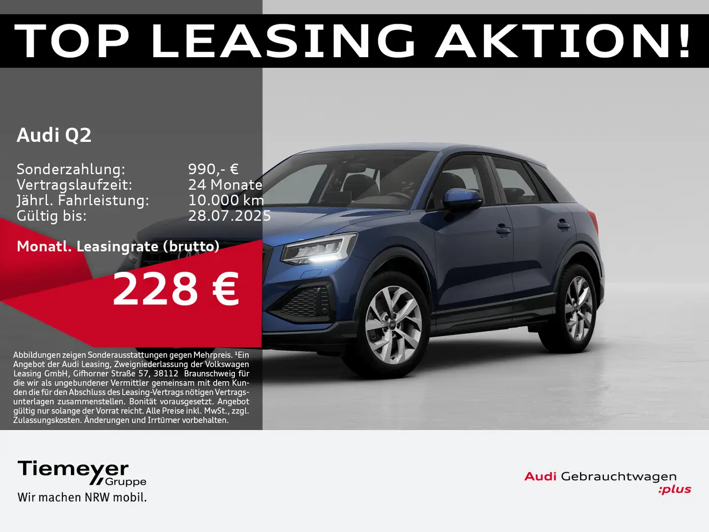 Audi Q2 35 TDI ADVANCED LEDER ASSIST KAMERA Blau - 1