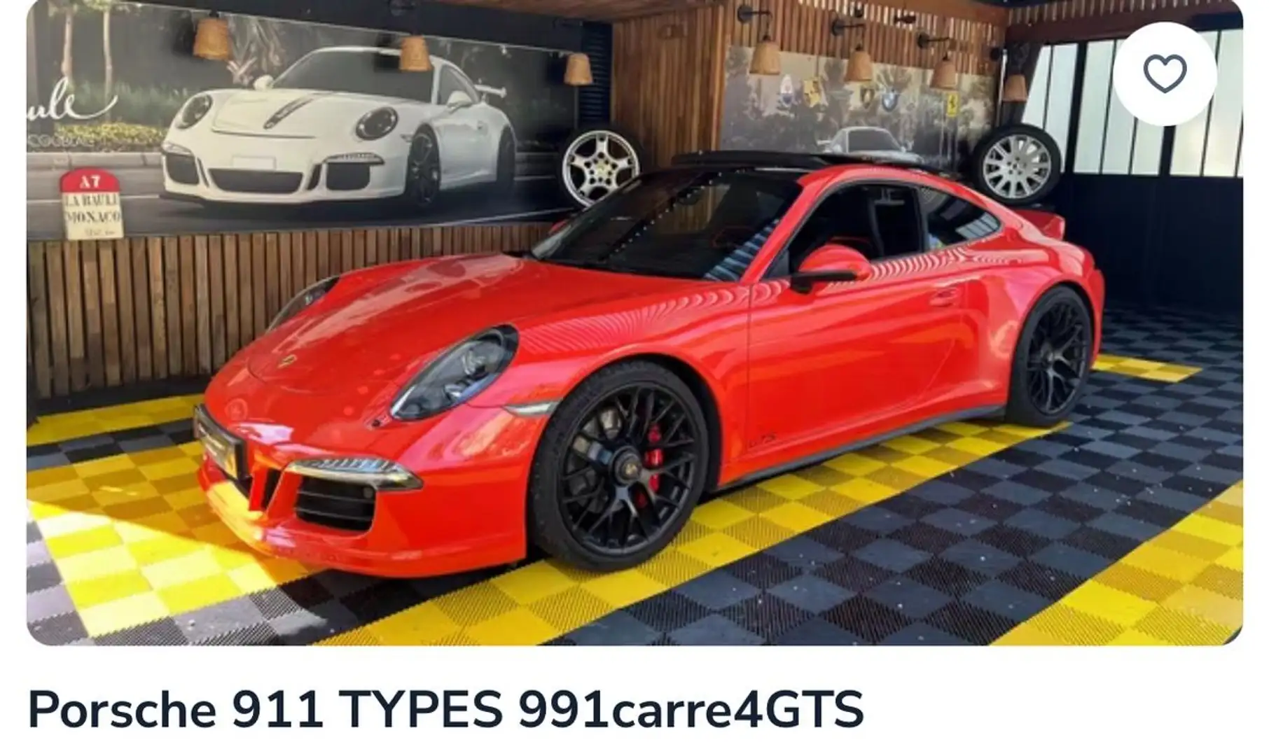 Porsche 991 type 991 gts exceptionnel Or - 2