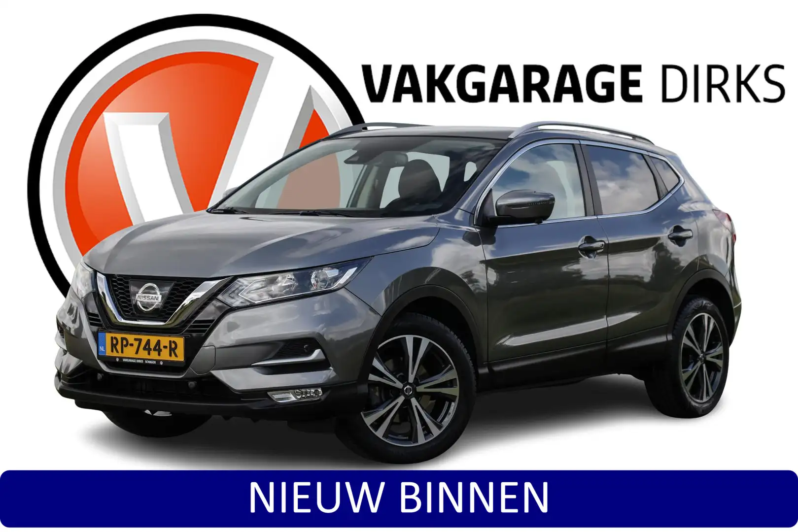 Nissan Qashqai 1.2 N-Connecta ✅ Pano ✅ 360 CAM ✅ Trekhaak Grijs - 1