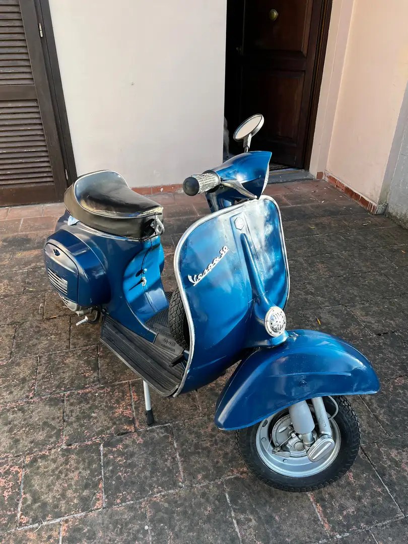 Piaggio 50 N Vespa Rundlicht Albastru - 1