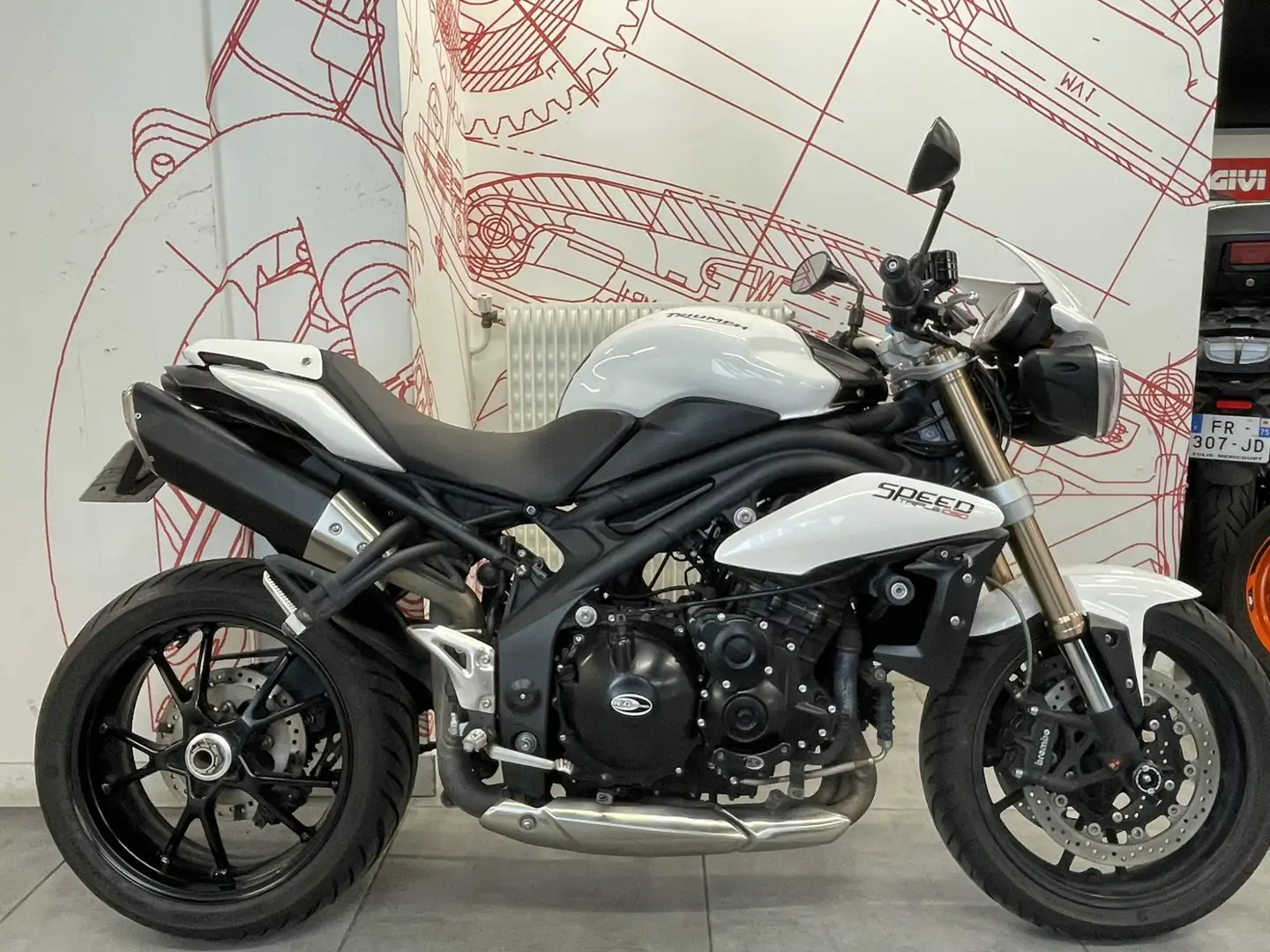 Triumph Speed Triple 1050 Blanc - 1