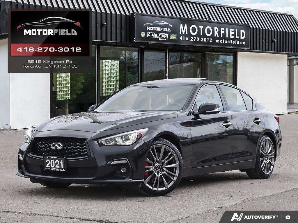 2021 Infiniti Q50 Red Sport I-LINE ProACTIVE 400HP AWD *Clean CarFax