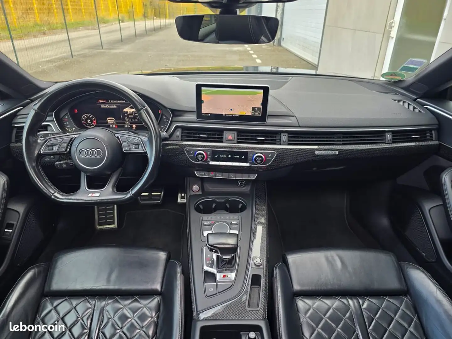 Audi S5 3.0 tfsi 353 ch siege cobra toit ouvrant quattro Noir - 2