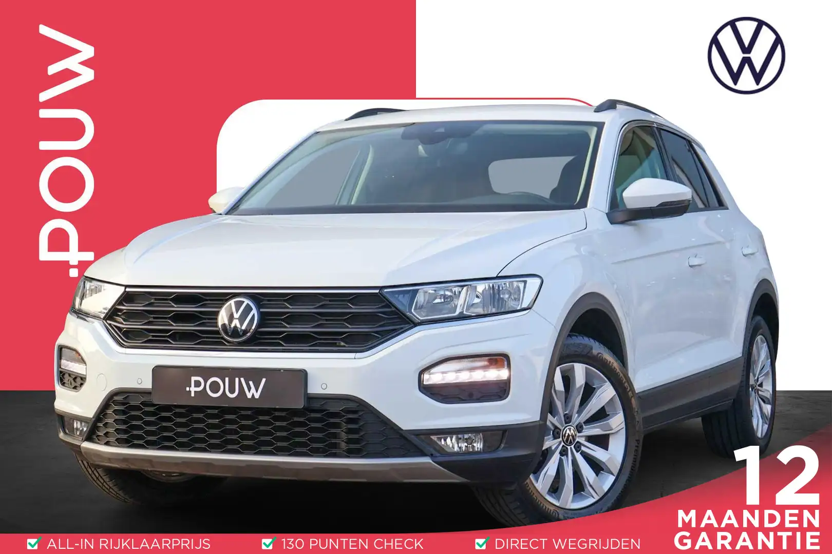 Volkswagen T-Roc 1.0 TSI 110pk Style | PDC | Adaptive Cruise | Blue Weiß - 1