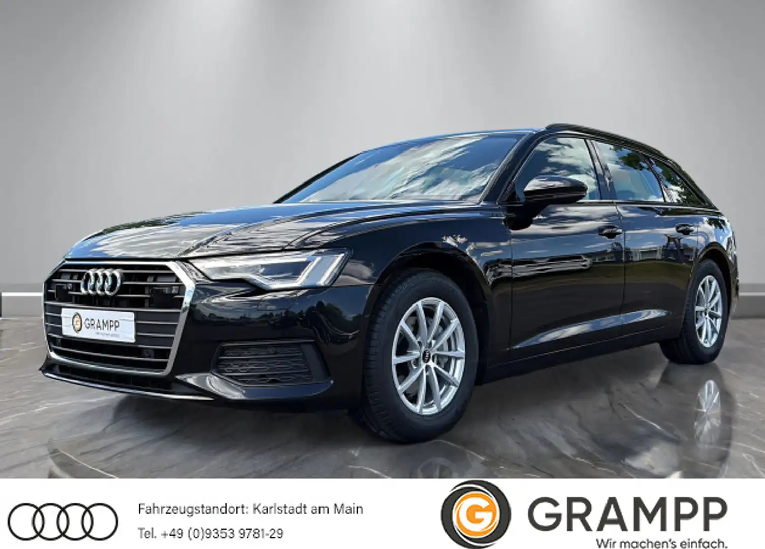 Audi A6 40 TDI S-tronic +AHK+MATRIX+HUD+ASSISTS Schwarz - 1