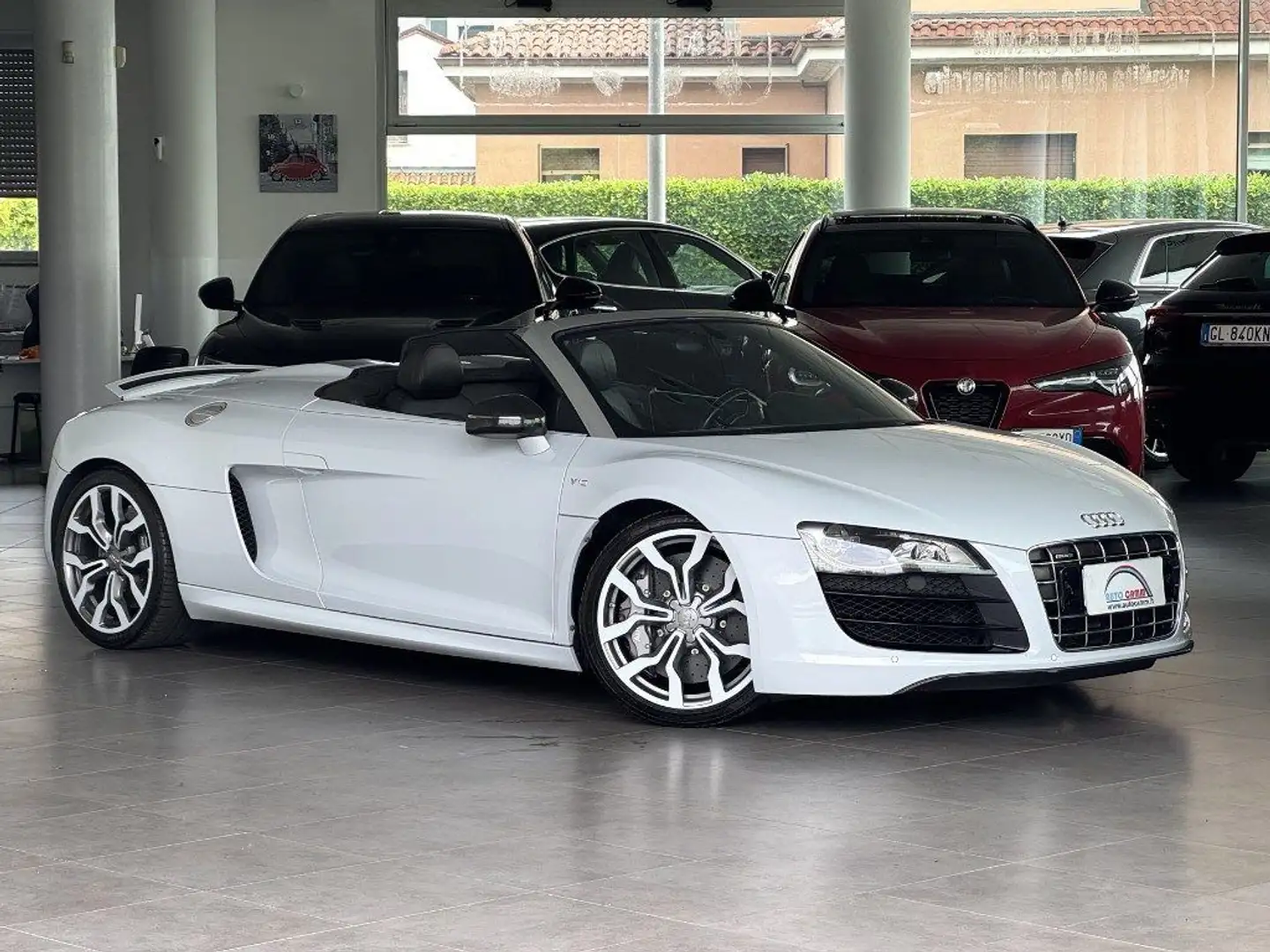 Audi R8 Spyder 5.2 V10 quattro R-tronic CARBONCERAMICA Blanc - 2