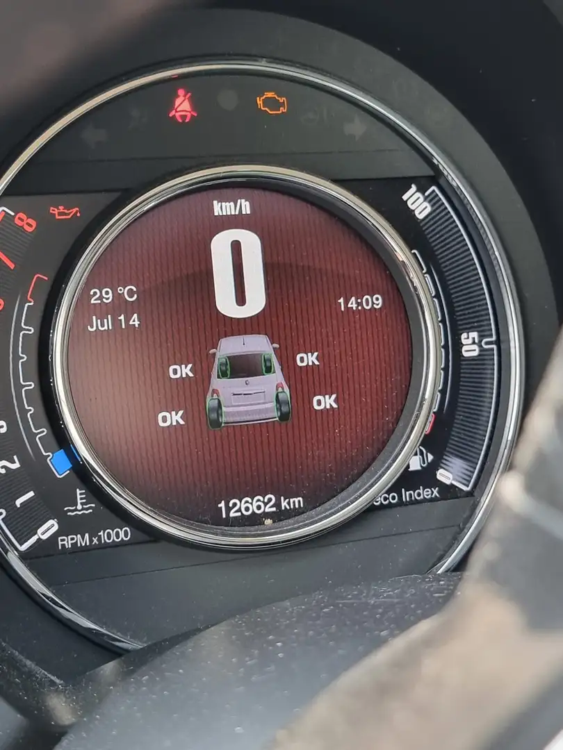 Fiat 500 500 ECO 1,2 69 Lounge Lounge Schwarz - 2
