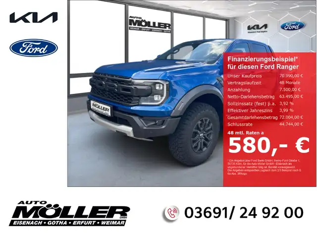 Ford Ranger Raptor 3.0 AWD B&O elektr.Rollo AHK 360°Kamera