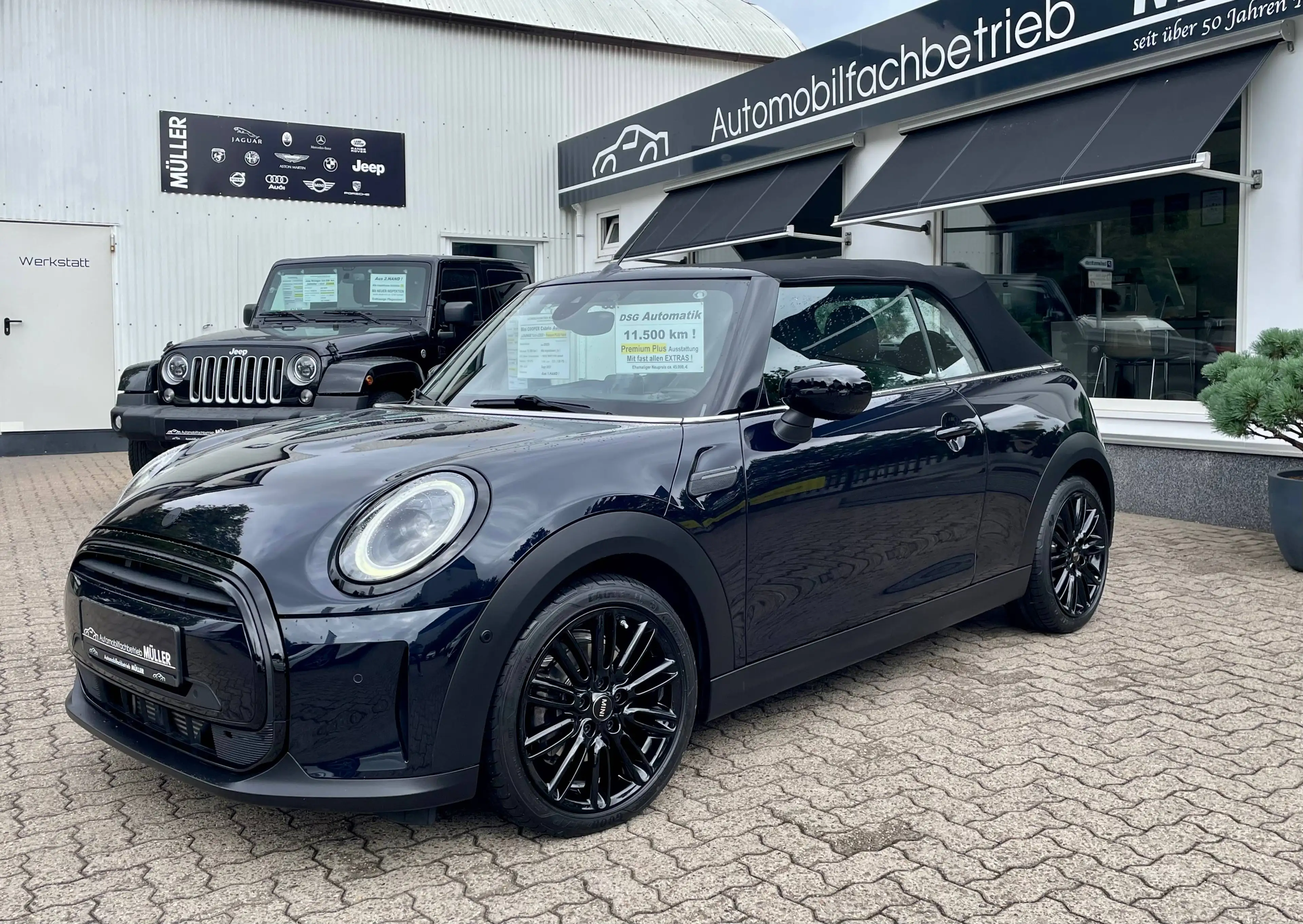 MINI Cooper Cabrio MINI CABRIO Autom."LOUNGE-Echtleder"Sportsitze+KAMERA+HeadUp +"PREMIUM PLUS Paket"+1.Hand