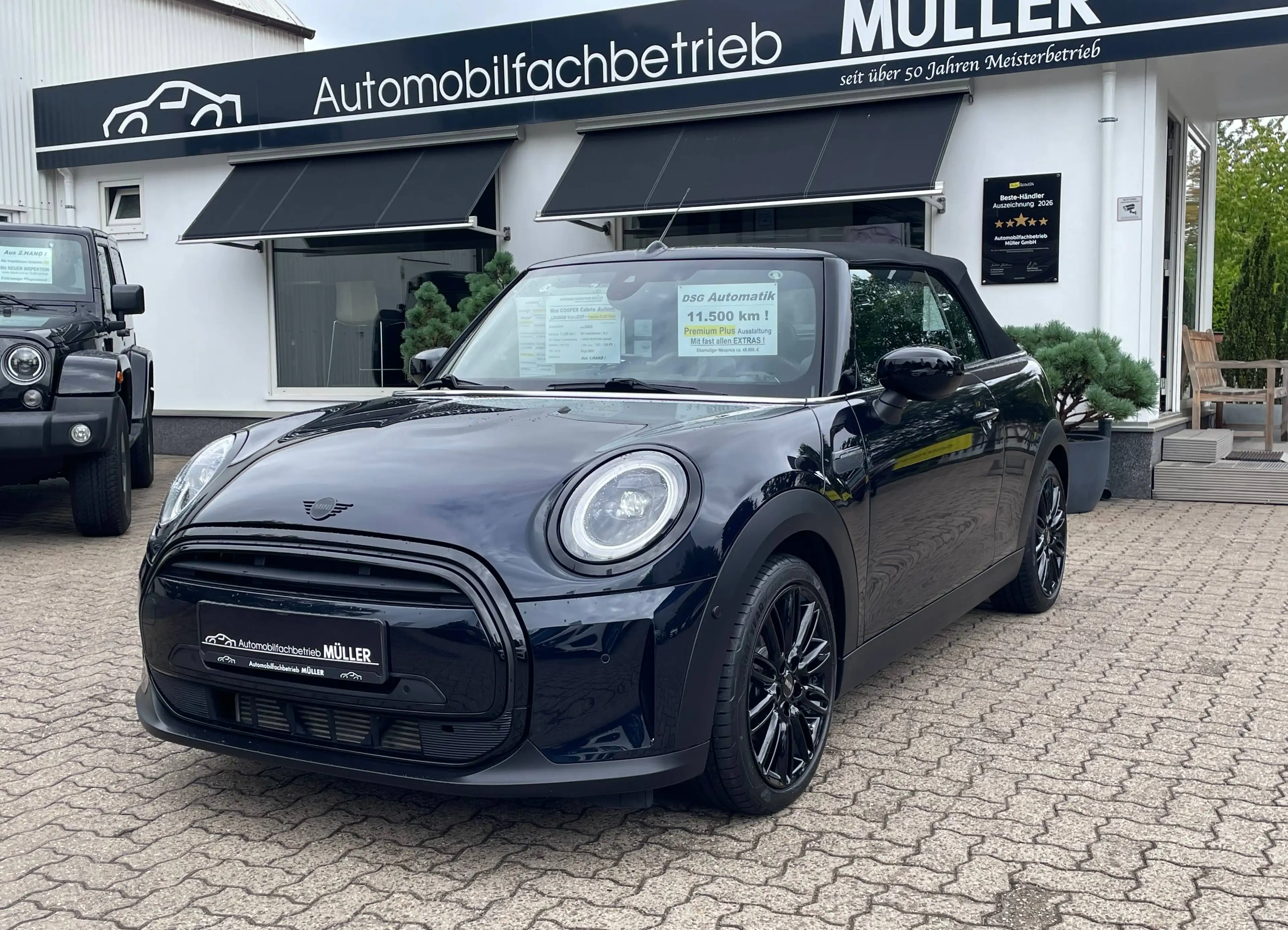 MINI Cooper Cabrio MINI CABRIO Autom."LOUNGE-Echtleder"Sportsitze+KAMERA+HeadUp +"PREMIUM PLUS Paket"+1.Hand — photo 8