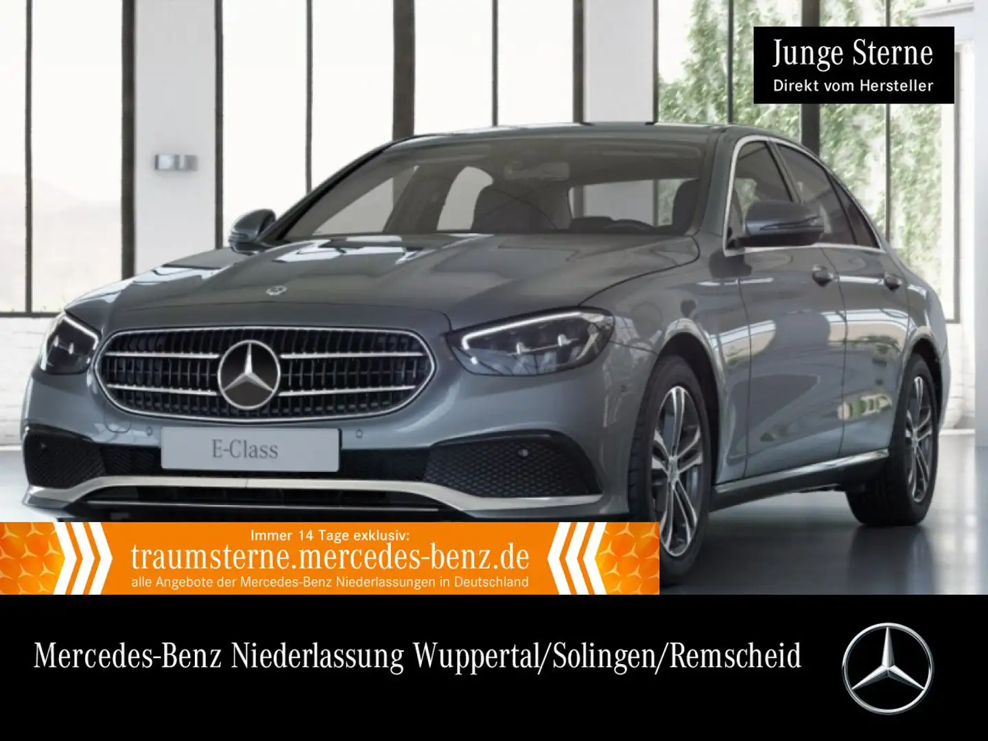 Mercedes-Benz E 200 4M AVANTG+LED+STHZG+KAMERA+TOTW+9G Grau - 1