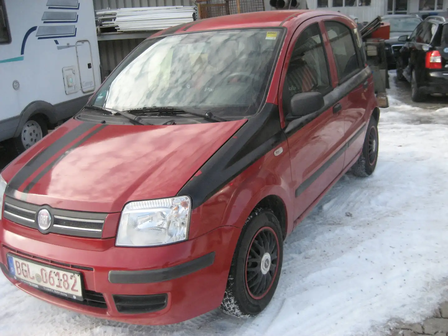 Fiat Panda Panda 1.2 Dynamic TÜV Kundendienst neu Rot - 1