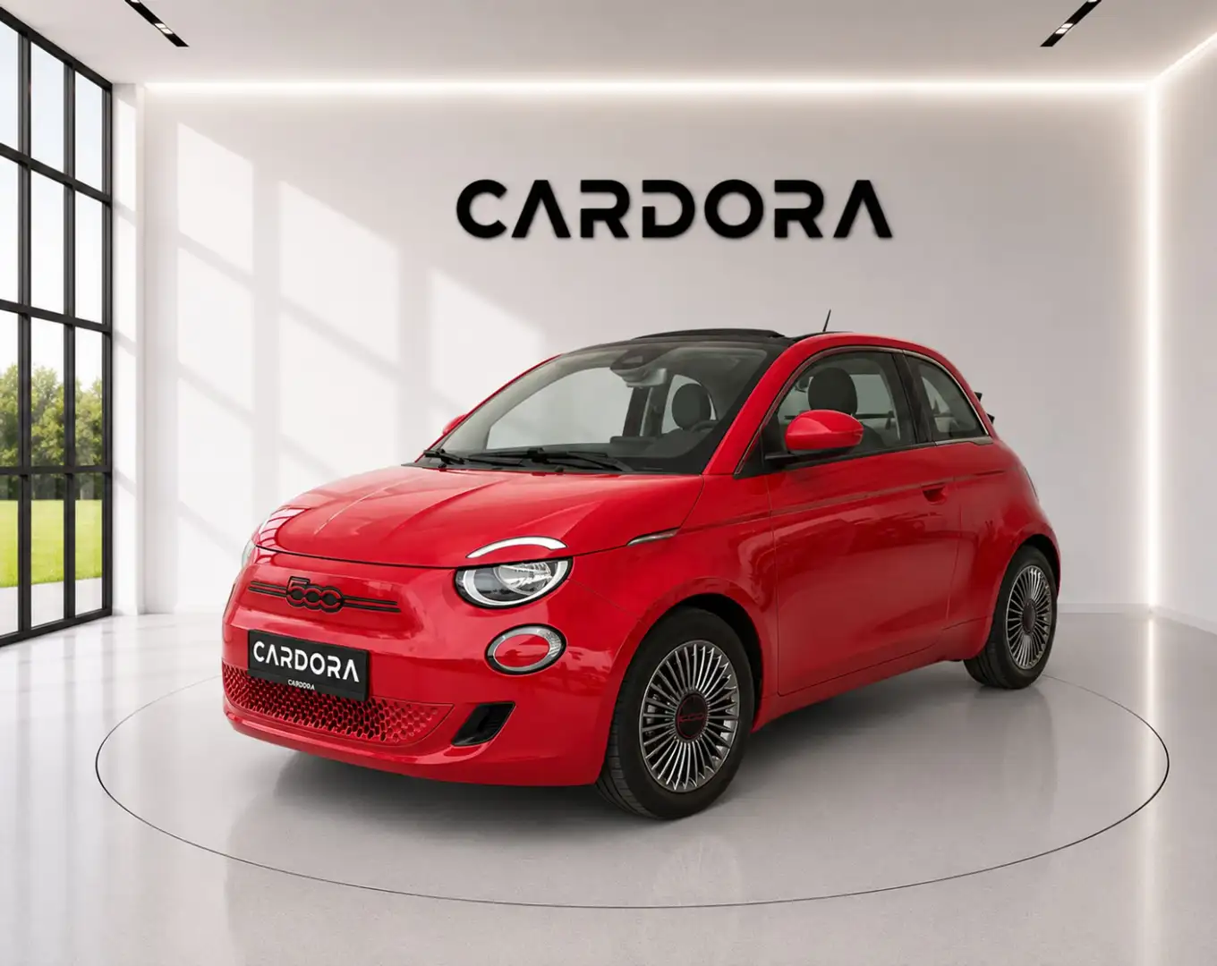 Fiat 500e Cabrio Red 23,8 kWh *NAVIGATION*TEMP*ASSIST* Rot - 1