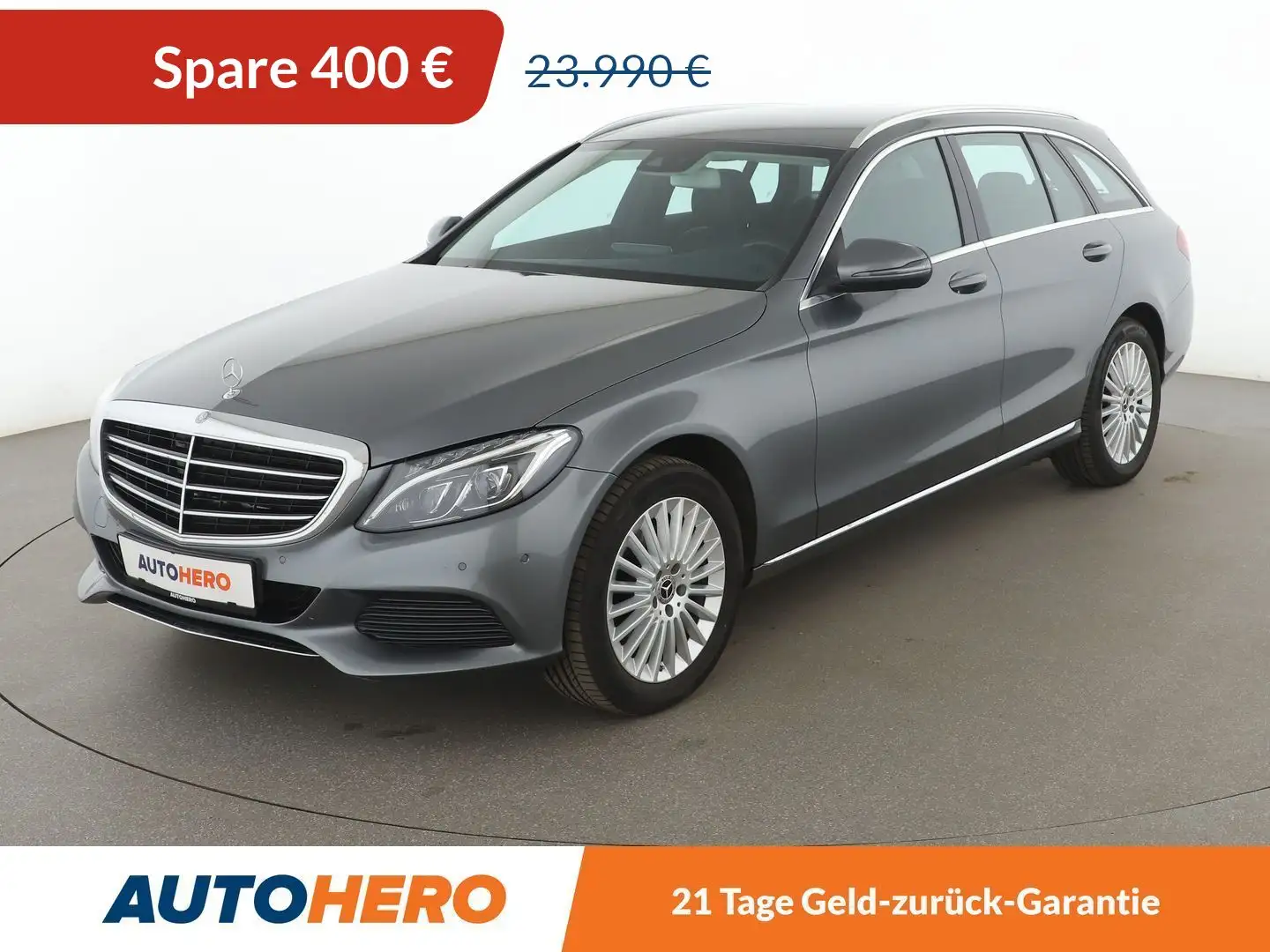 Mercedes-Benz C 200 T Exclusive Aut.*NAVI*PDC*SHZ*TEMPO*LED*KLIMA* Grau - 1