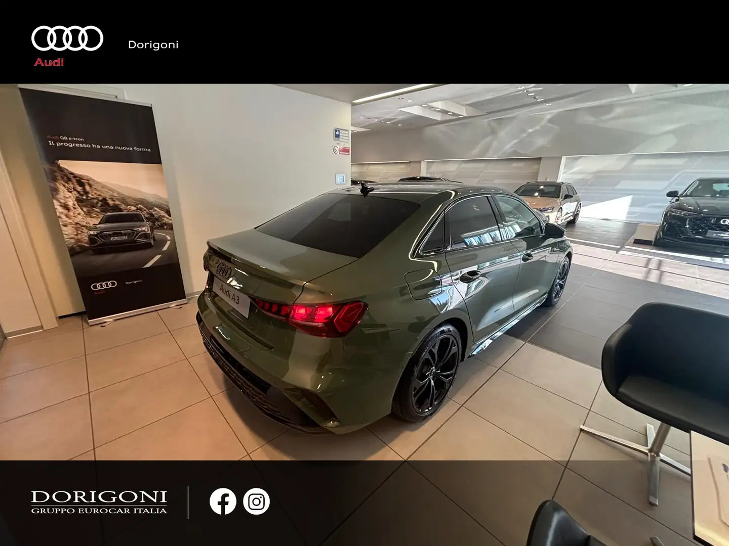 Audi A3 sedan 35 2.0 tdi s line edition s-tronic Verde - 2