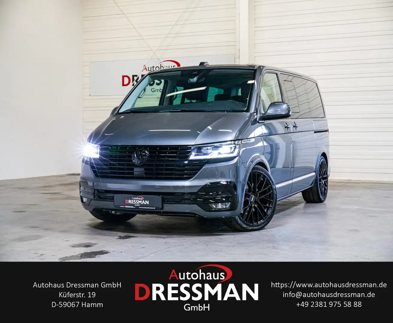 Volkswagen T6.1 Transporter T6.1 Multivan Generation Six ACC AHK STANDHZ LED Gris - 1