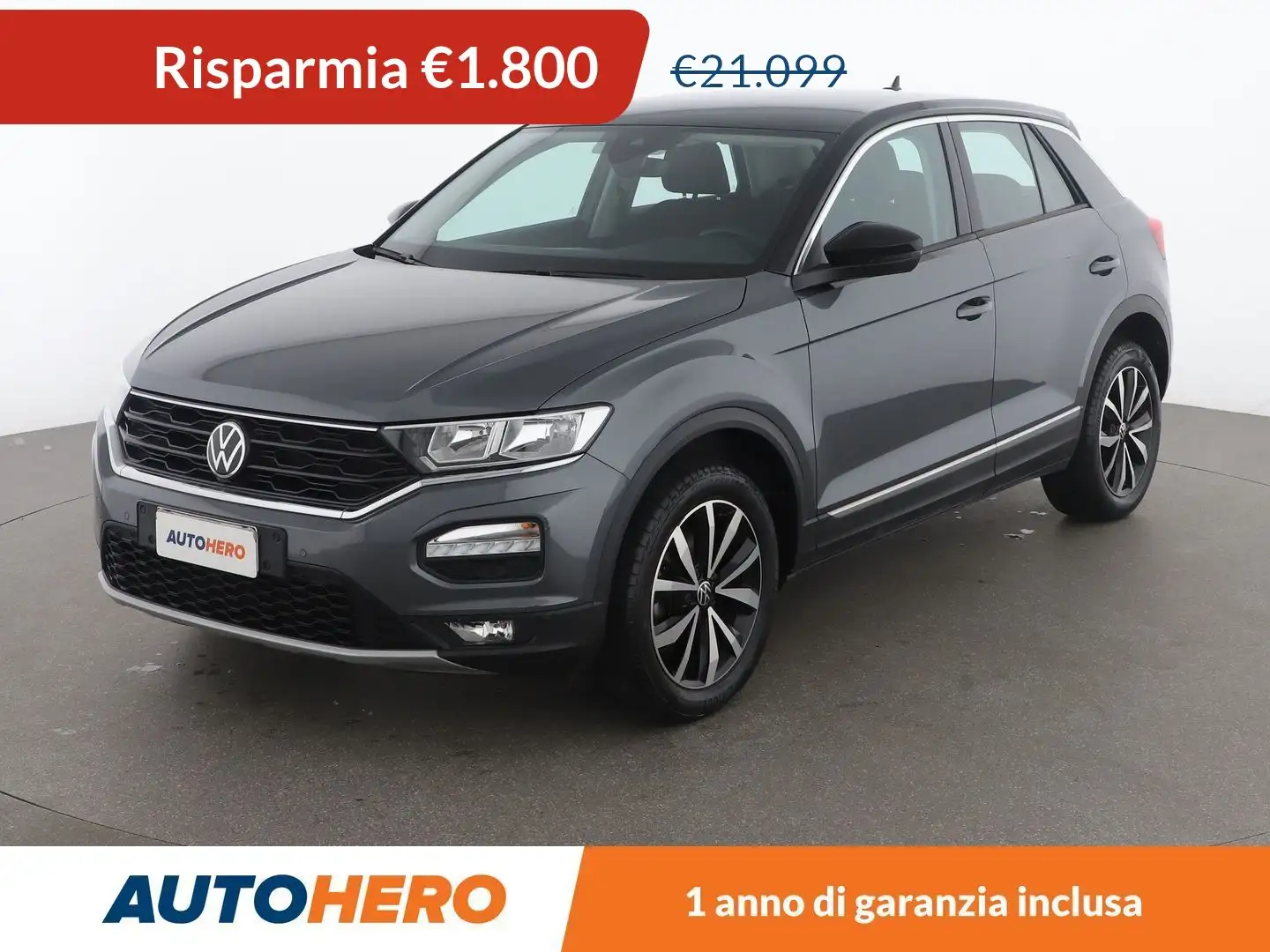 Volkswagen T-Roc 1.0 TSI Style Grau - 1