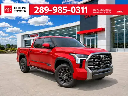 Red 2024 Toyota Tundra Pickup Truck Four-Wheel Drive Automatic