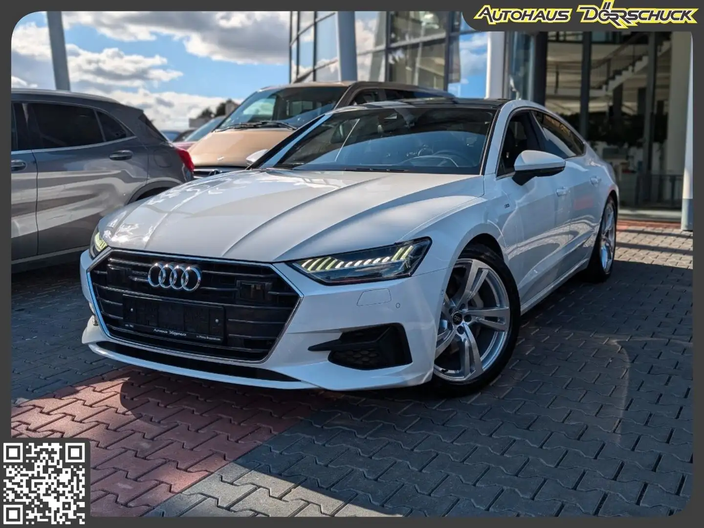 Audi A7 50 TDI Quattro S-Line Plus Schiebedach Matrix Weiß - 1