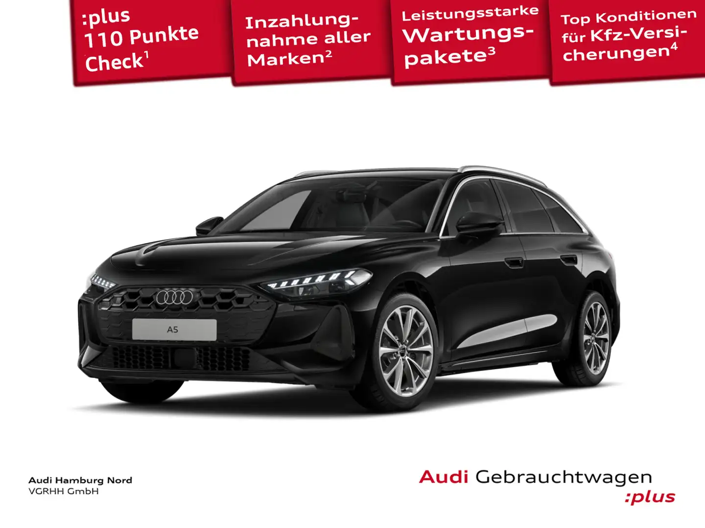 Audi A5 2.0 TDI S tronic Navi B&O HeadUp Memory Schwarz - 1