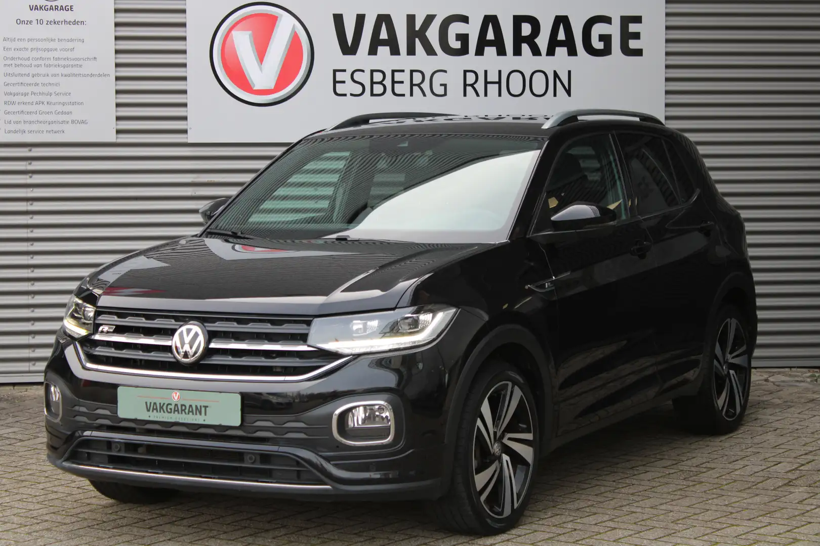 Volkswagen T-Cross 1.0 TSI 2x-R-LINE DSG,LED,VIRTUAL,BEATS Zwart - 1