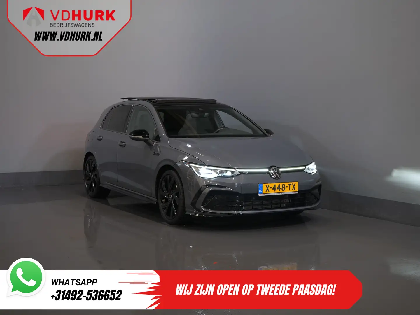 Volkswagen Golf 1.5 eTSI 150 pk R-Line (DEMO) NL Auto/ Pano/ Adapt Grau - 1