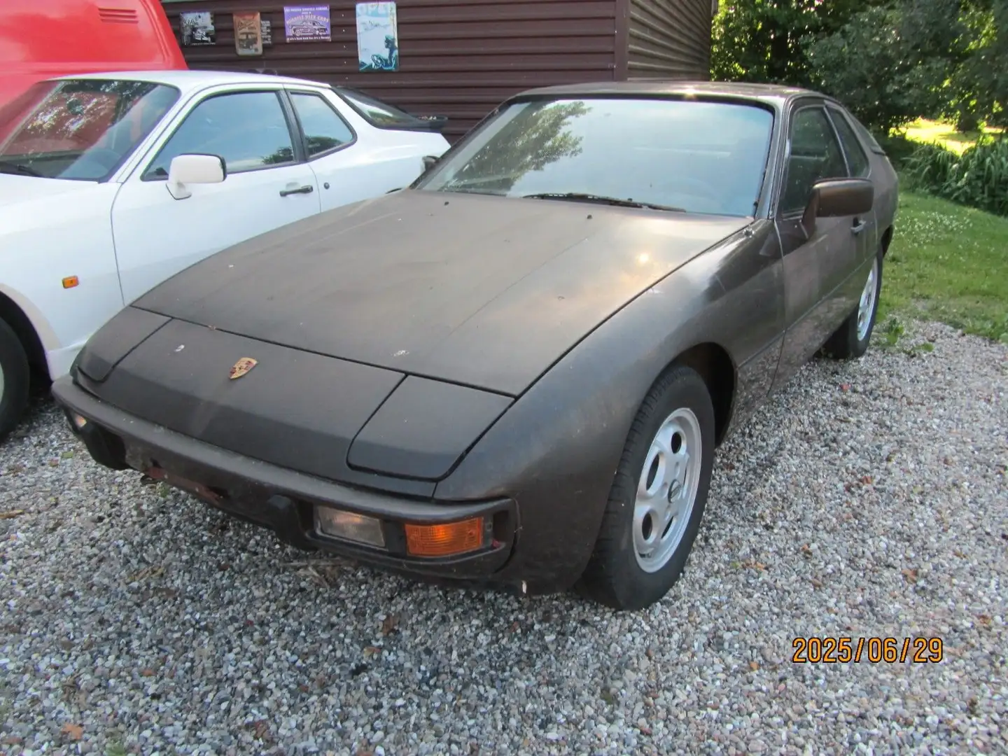 Porsche 924 Oldtimer Bj 1979 125 PS SSD Alu Teilleder Marrone - 1