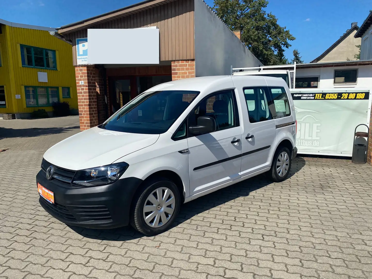 Volkswagen Caddy Kasten EcoProfi  2x Schiebetür- Klima Weiß - 1