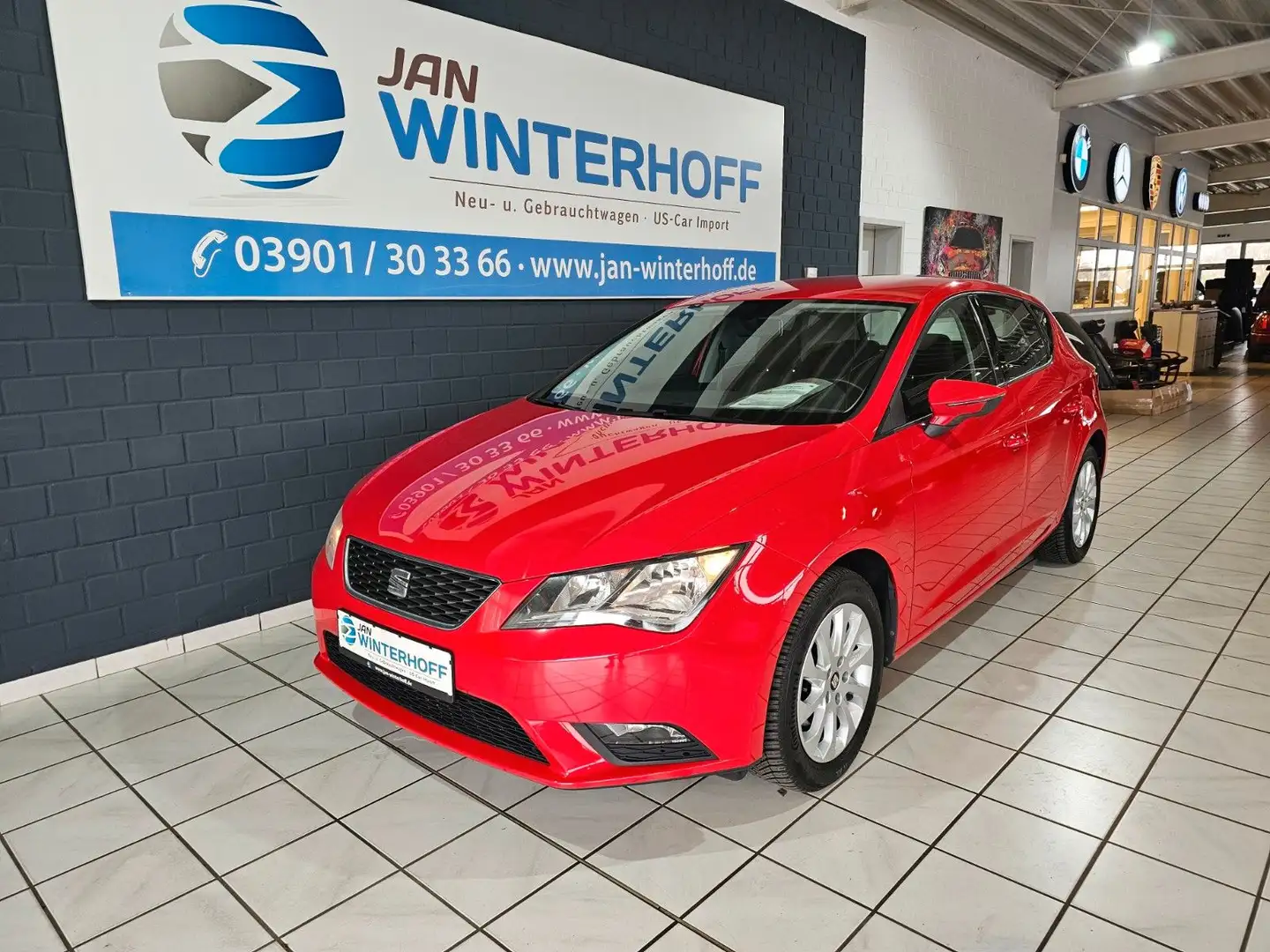 SEAT Leon 1.2 TSI Style TEMPOMAT ALUFELGEN KLIMA Rot - 1