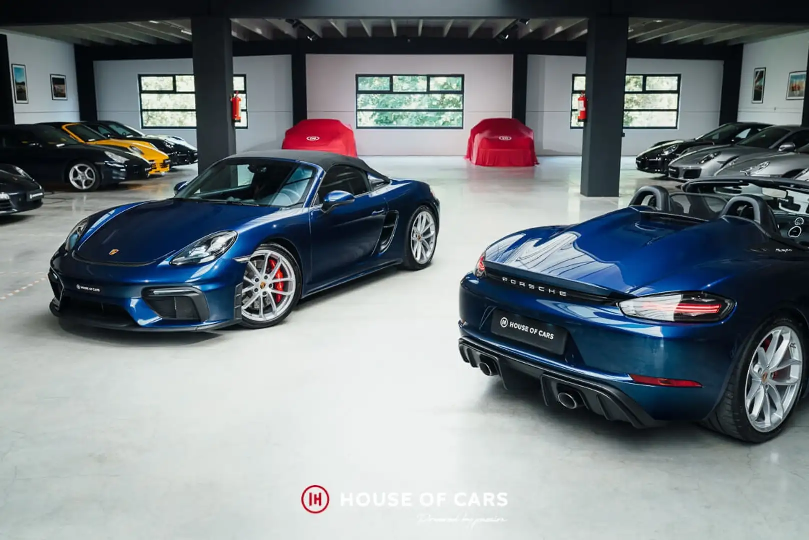 Porsche Boxster 718 SPYDER MANUAL 1ST PAINT  PORSCHE APPROVED 2027 Bleu - 1