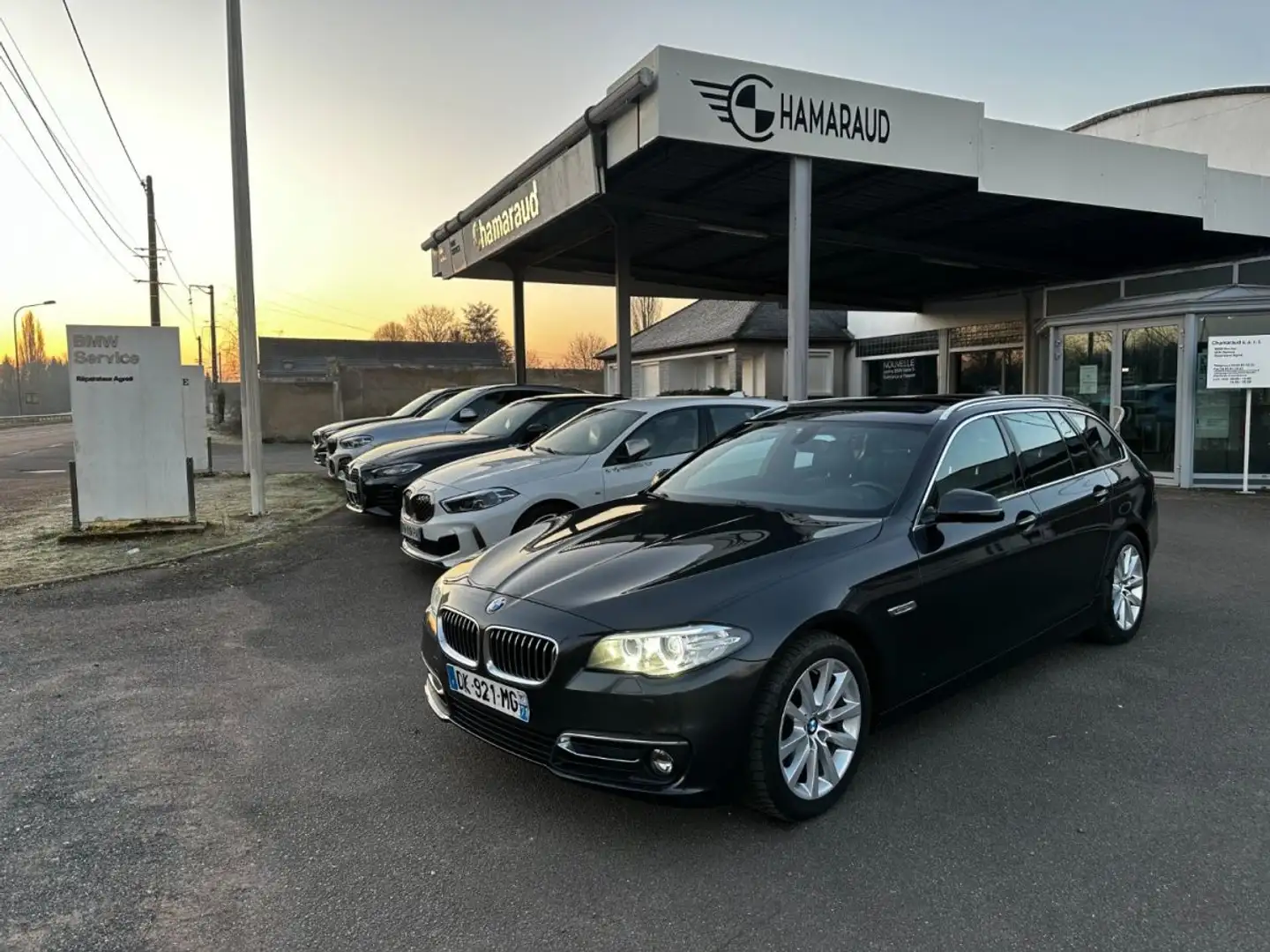 BMW 520 520d 2.0D LUXURY XDRIVE Gris - 1