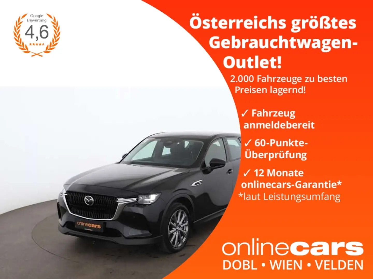 Mazda CX-60 e-SKYACTIV PHEV Exclusive AWD Aut LED AHK Schwarz - 1