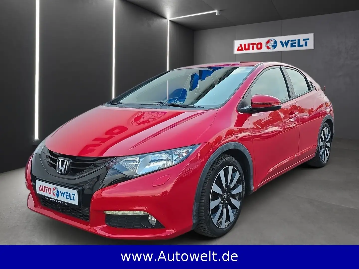 Honda Civic 1.8 Sport 5-trg Klima Navi Sitzhz Tempomat Rouge - 1